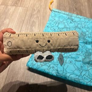 Jellycat ruler plushie